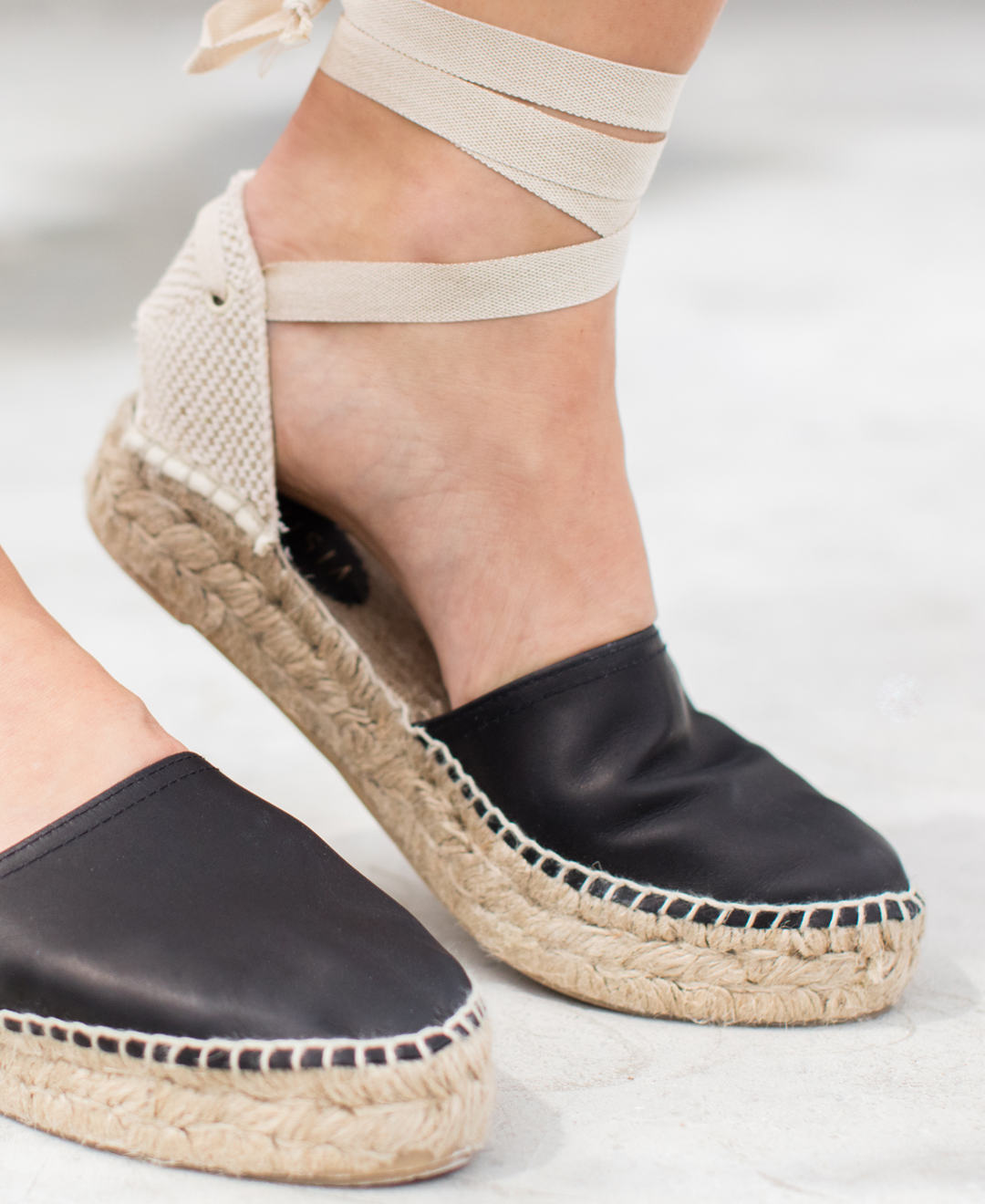 Espadrillas Artigianali Alyssa Nero