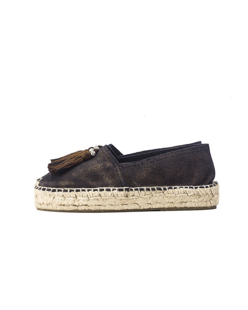 Espadrillas Artigianali Cami Marroni Tassel