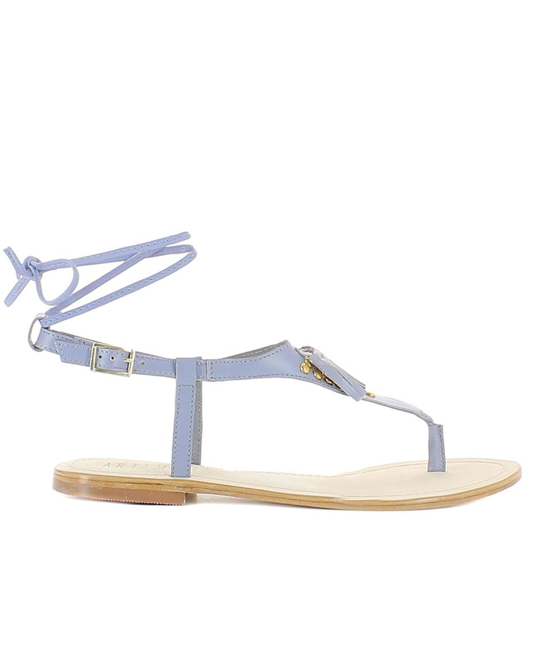 Sandalo Artigianale Juno Azzurro