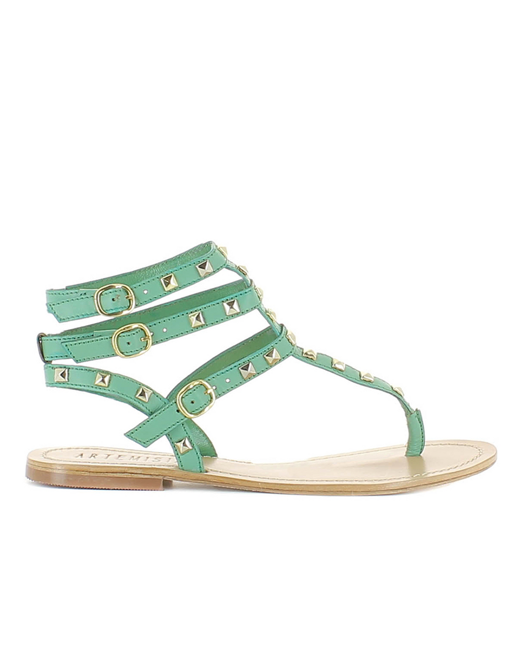 Sandalo Artigianale Persefone Verde