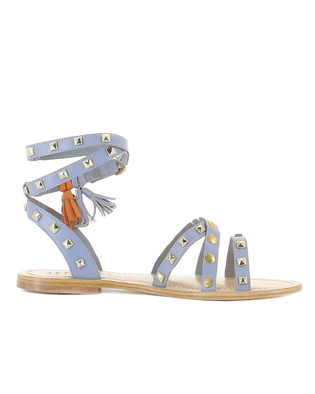 Sandalo Artigianale Sparta Azzurro