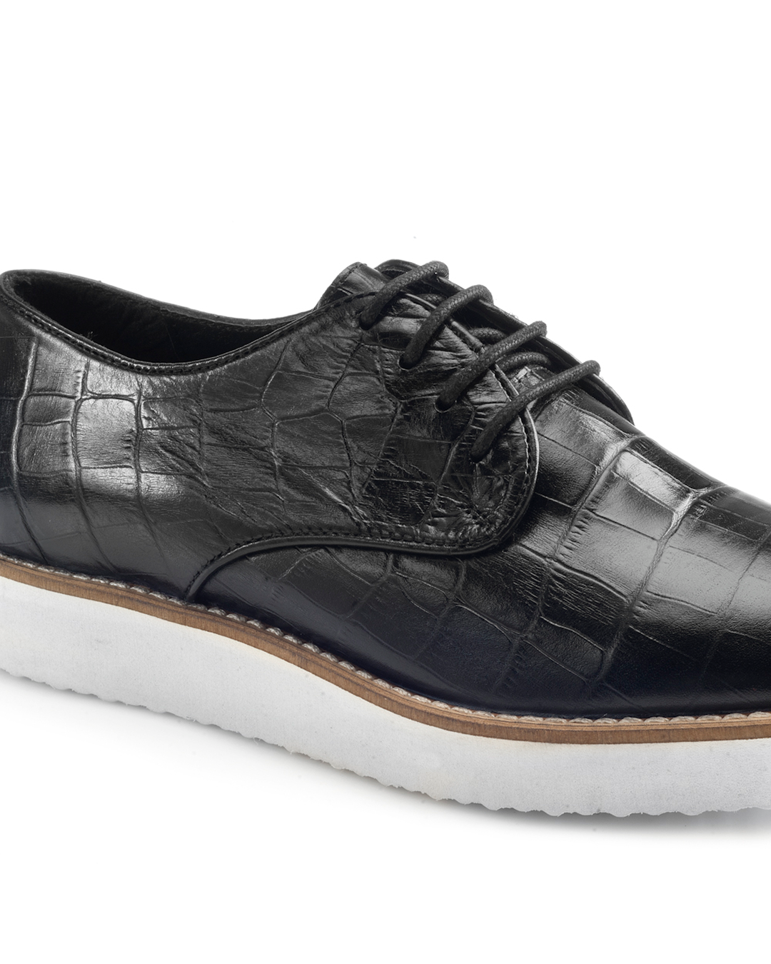 Scarpa Stringata Lilith Nera