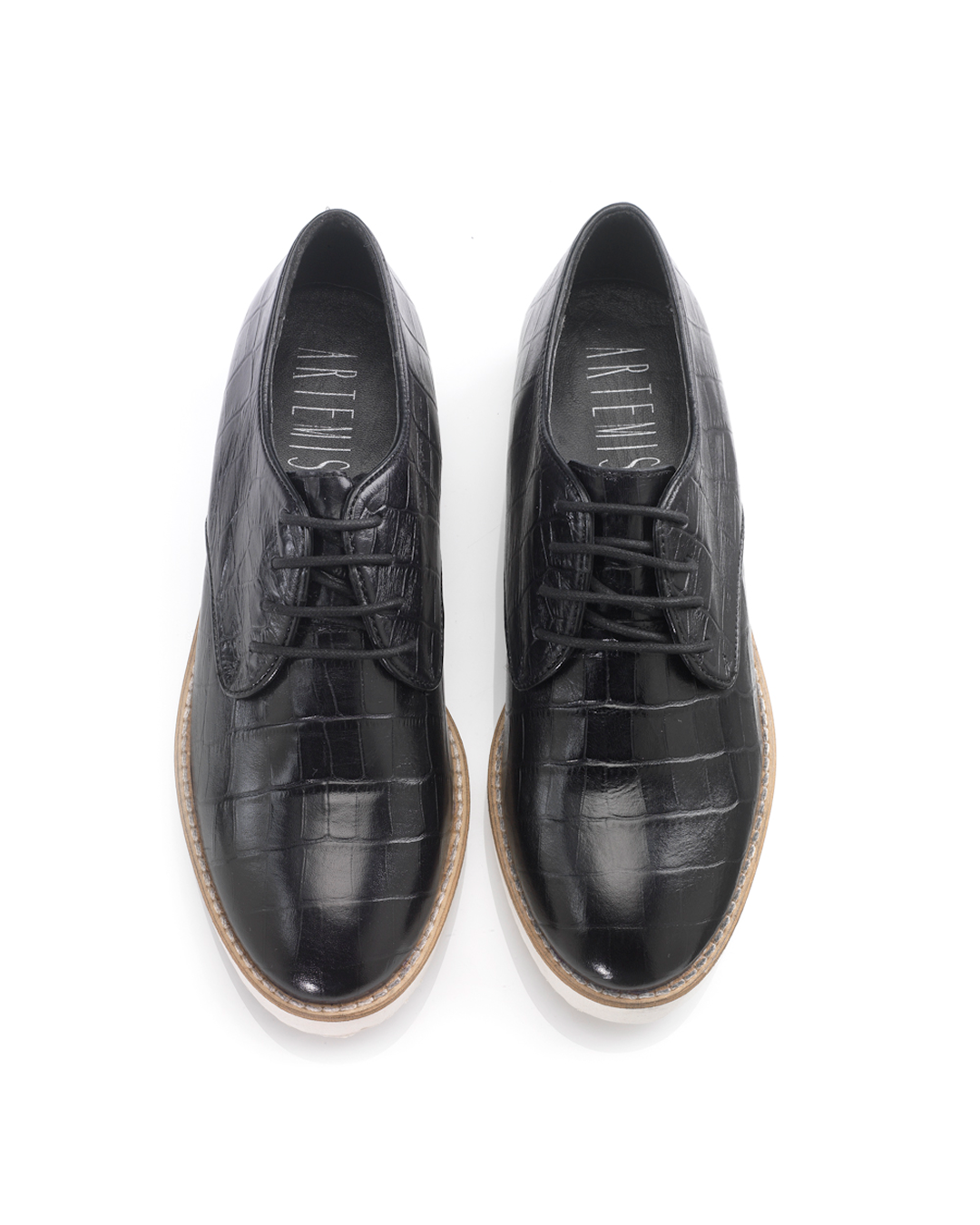 Scarpa Stringata Lilith Nera